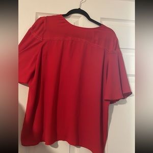 Red Loft Blouse XL